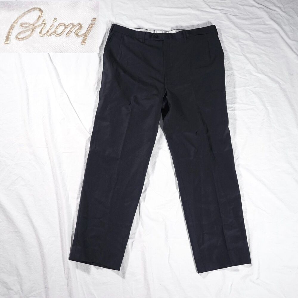 Brioni Moudi Dress Pants Black 38R